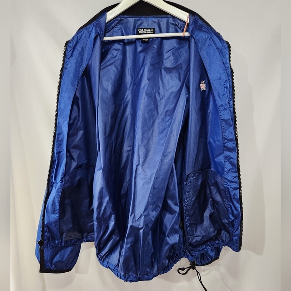 POLO JEANS CO. RALPH LAUREN Royal Blue Lightweight 100% Nylon Windbreaker sz L - Picture 12 of 12